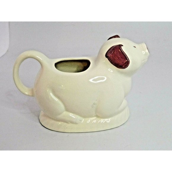 Vintage HIMARK County Fare Ceramic Pig Creamer/Planter 16OZ Size Made in Japan - Picture 5 of 7